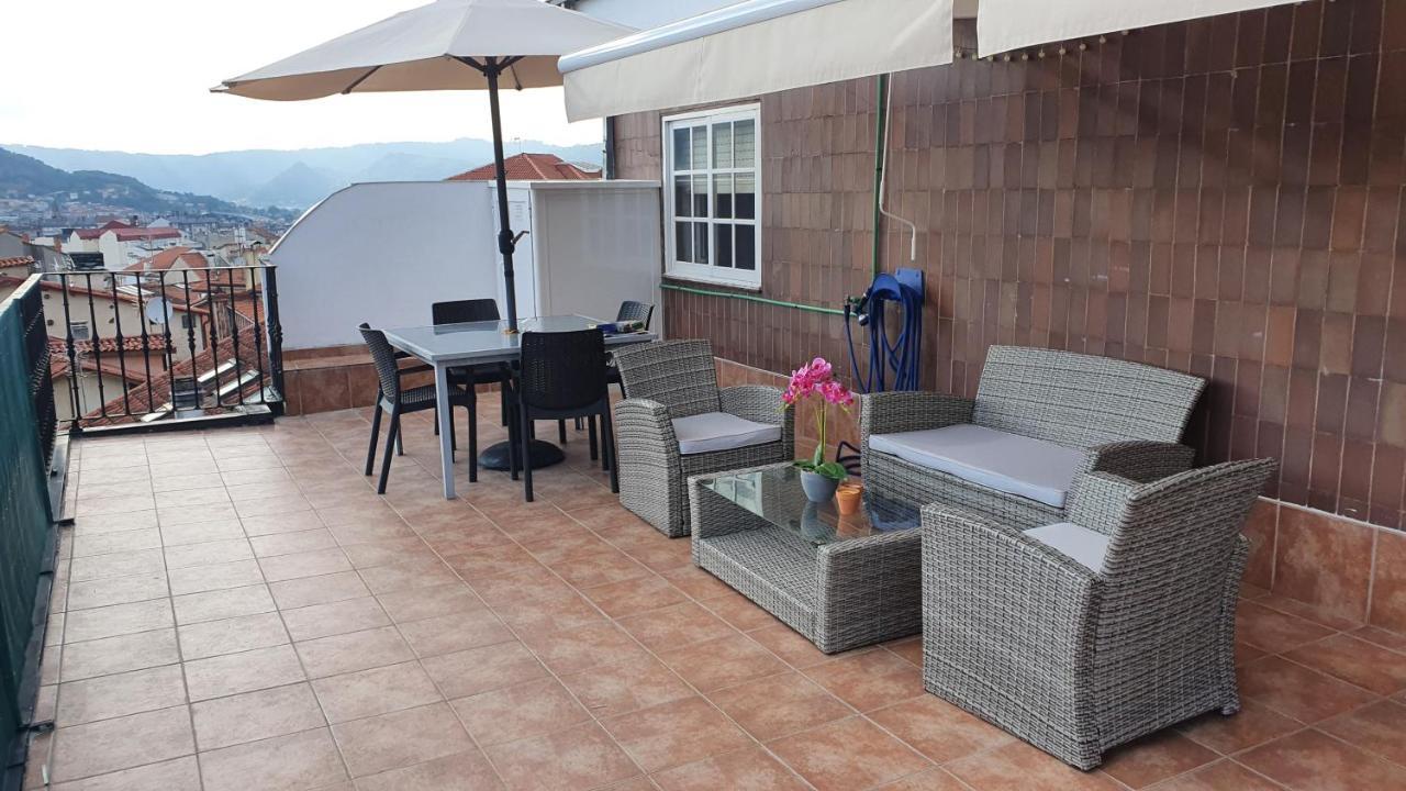 Apartamento Con Terraza En El Casco Historico Ourense Extérieur photo